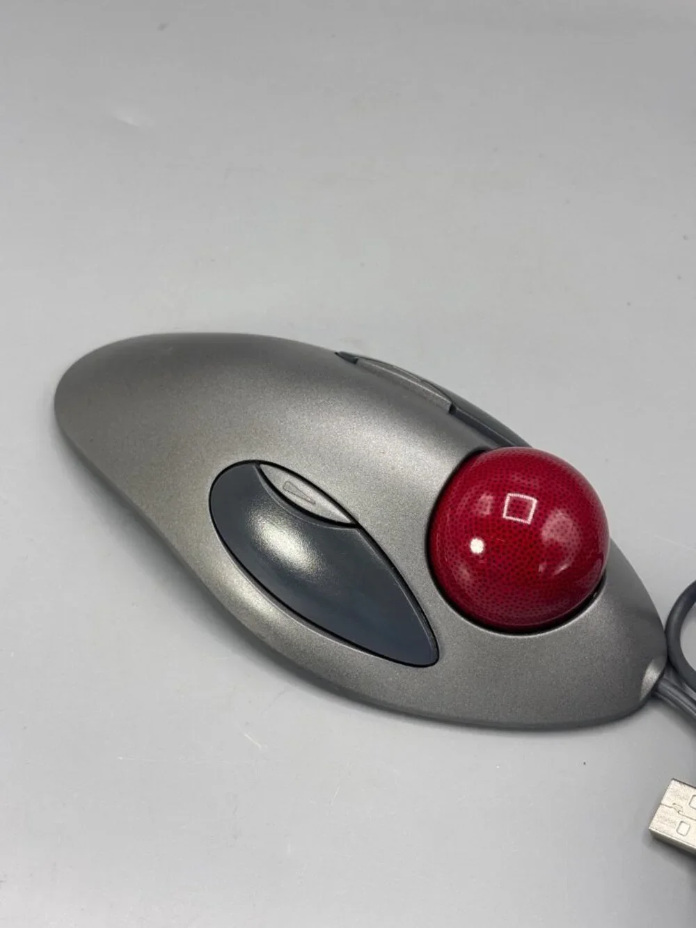 Logitech T-BC21 Trackman Trackball USB Mouse Marble Ball  Working